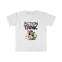 Action Tank - Sledding Design- Unisex Softstyle T-Shirt