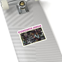 Concrete Jungle (Design One) - Kiss-Cut Stickers