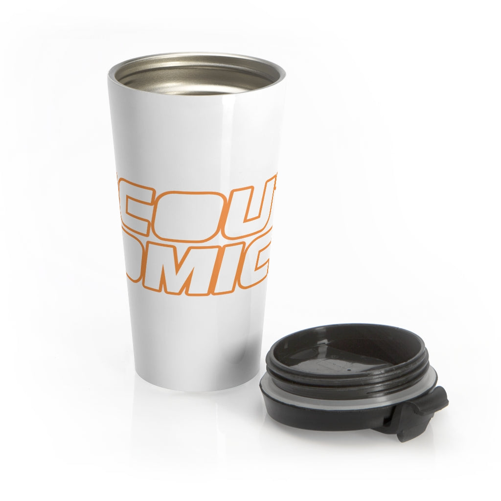 Scout Comics (White Logo) - Stainless Steel Travel Mug