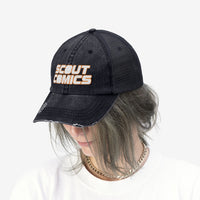 Scout Comics (White Logo Design) - Unisex Trucker Hat