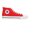 Oswald and the Star-Chaser - Red Starlond Design - Women's High Top Sneakers