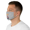 The Mall (Arcade Design) - Grey Fabric Face Mask