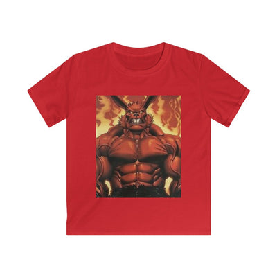 Stabbity Bunny (Red Hulk) - Kids Softstyle Tee