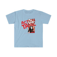 Action Tank - Red Action Tank Logo - Unisex Softstyle T-Shirt