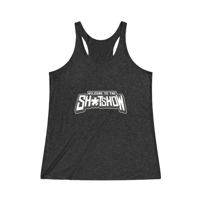 Shitshow (Logo Design) - Women's Tri-Blend Racerback Tank