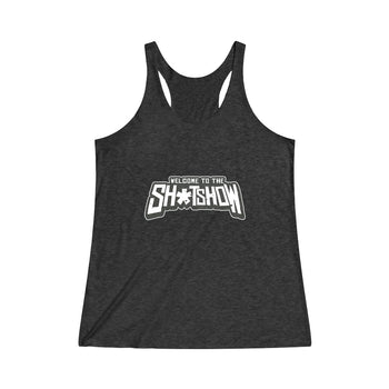 Shitshow (Logo Design) - Women's Tri-Blend Racerback Tank