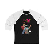 The Mall - Wedgy Design -  Unisex 3\4 Sleeve Baseball Tee