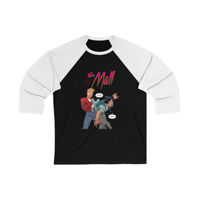 The Mall - Wedgy Design -  Unisex 3\4 Sleeve Baseball Tee