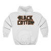 Black Cotton (Logo Design) - Heavy Blend™ Hooded Sweatshirt