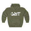 GRIT (White Logo Design) - Heavy Blend™ Hooded Sweatshirt