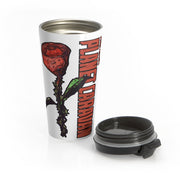 Planet Caravan (Rose Design) - Stainless Steel Travel Mug