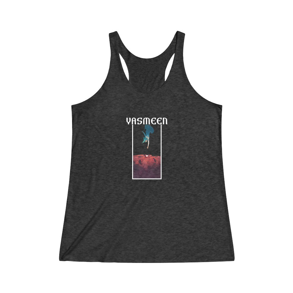 Yasmeen (Cover Design) - Women's Tri-Blend Racerback Tank