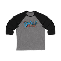 The Space Cadet - Logo Design - Unisex 3\4 Sleeve Baseball Tee