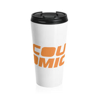 Scout Comics (Orange Logo) - Stainless Steel Travel Mug