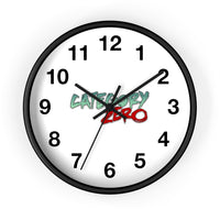 Category Zero (Logo Design) - Wall Clock