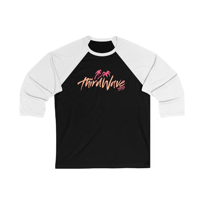 Third Wave 99 - Passion Fruit Design - Unisex 3\4 Sleeve Baseball Tee