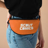 Scout Comics (White Logo Design) - Orange Fanny Pack