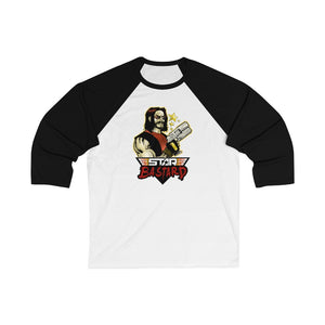 Star Bastard - Logo Design - Unisex 3\4 Sleeve Baseball Tee