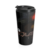 Solar Flare (Starburst Design) - Stainless Steel Travel Mug
