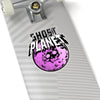 Ghost Planet - Purple Logo - Kiss-Cut Stickers