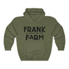 Frank At Home On The Farm (Logo Design) - Heavy Blend™ Hooded Sweatshirt