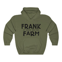 Frank At Home On The Farm (Logo Design) - Heavy Blend™ Hooded Sweatshirt