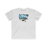 Action Tank - Blue Logo Design - Kids Fine Jersey Tee