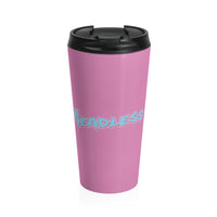 Headless (Gremlin Design) - Pink Stainless Steel Travel Mug