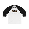 Scout Comics - Black Logo - Unisex 3\4 Sleeve Baseball Tee