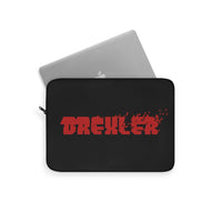 Drexler (Red Logo Design) - Black Laptop Sleeve