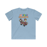 Misfitz Clubhouse - Logo/ Skate Board Design - Kids Fine Jersey Tee