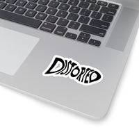Distorted (Logo Design) - Kiss-Cut Stickers