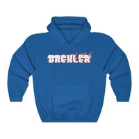 Drexler (White Logo Design) - Heavy Blend™ Hooded Sweatshirt