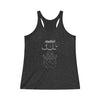 Mullet Cop (White Dual Gun Design) - Women's Tri-Blend Racerback Tank