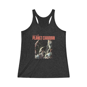 Planet Caravan (Silverbax Design) - Women's Tri-Blend Racerback Tank