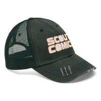 Scout Comics (White Logo Design) - Unisex Trucker Hat