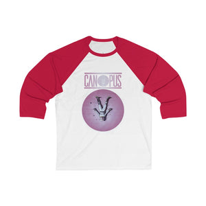 Canopus - Moon Design -  Unisex 3\4 Sleeve Baseball Tee