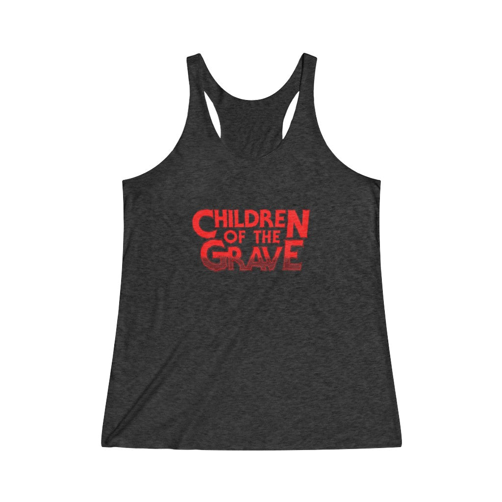 Children Of The Grave (Logo Design) - Women's Tri-Blend Racerback Tank