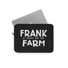 Frank At Home On The Farm (Logo Design) - Black Laptop Sleeve