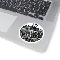 Frank At Home On The Farm (Design One) - Kiss-Cut Stickers