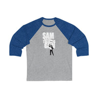 Sam and His Talking Gun - Unisex 3\4 Sleeve Baseball Tee