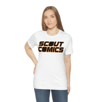 Scout Comics - Black Logo - Unisex Jersey Short Sleeve Tee