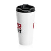 Red Winter: Fallout  (Logo Design) - Stainless Steel Travel Mug