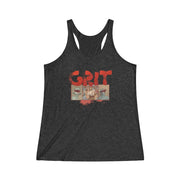 GRIT (Ogre Design) - Women's Tri-Blend Racerback Tank