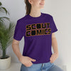 Scout Comics - Black Logo - Unisex Jersey Short Sleeve Tee