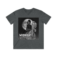 Midnight Western Theatre - Men's Fitted V-Neck Short Sleeve Tee