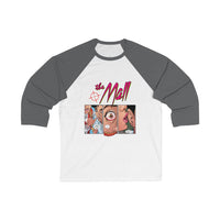 The Mall - Logo Design - Unisex 3\4 Sleeve Baseball Tee