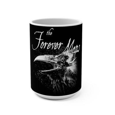 Forever Maps (Crow Logo Design) - Black Coffee Mug 15oz