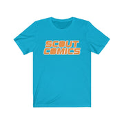 Scout Comics (Orange Logo)  - Unisex Jersey T-Shirt