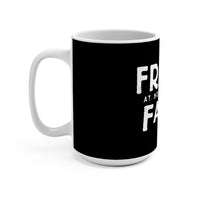 Frank At Home On The Farm (Logo Design) - Black Coffee Mug 15oz